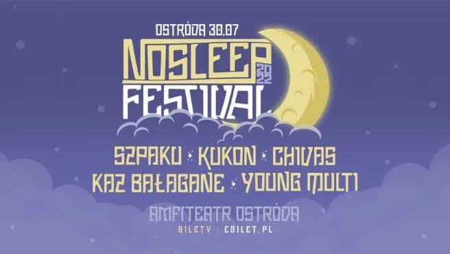 Plakat noSleep Festival 2022
