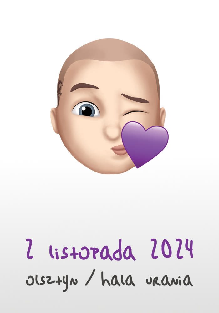 Plakat koncertu Szpaku w Hali Urania